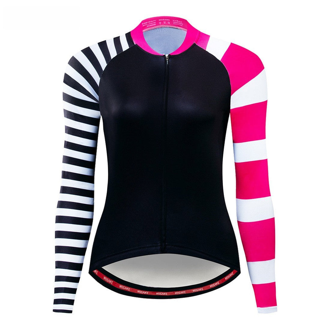 Quick Drying Sun Protection Long Sleeve Cycling Jersey