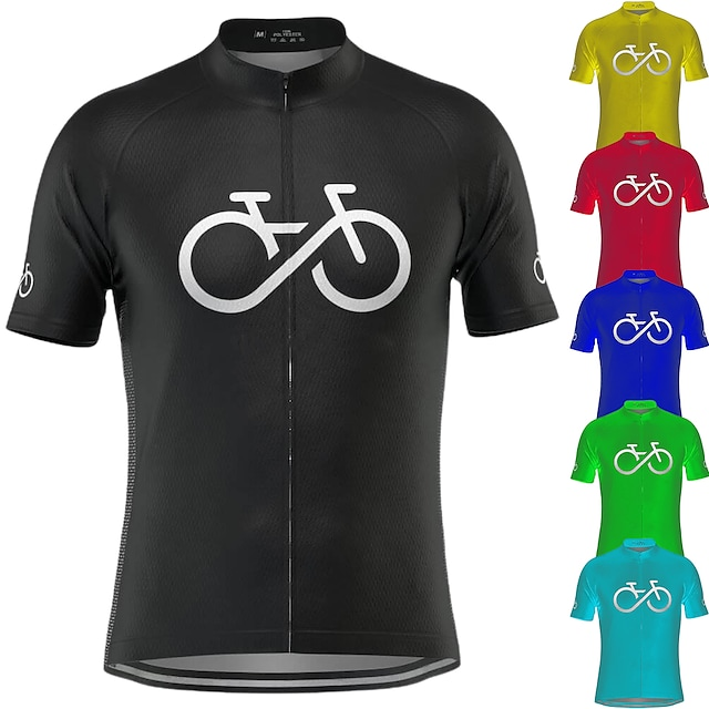 Sunnyriant Men's Short Sleeve Cycling Jersey