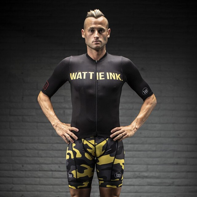 Wattie Ink Team Cycling Jersey Suit peace