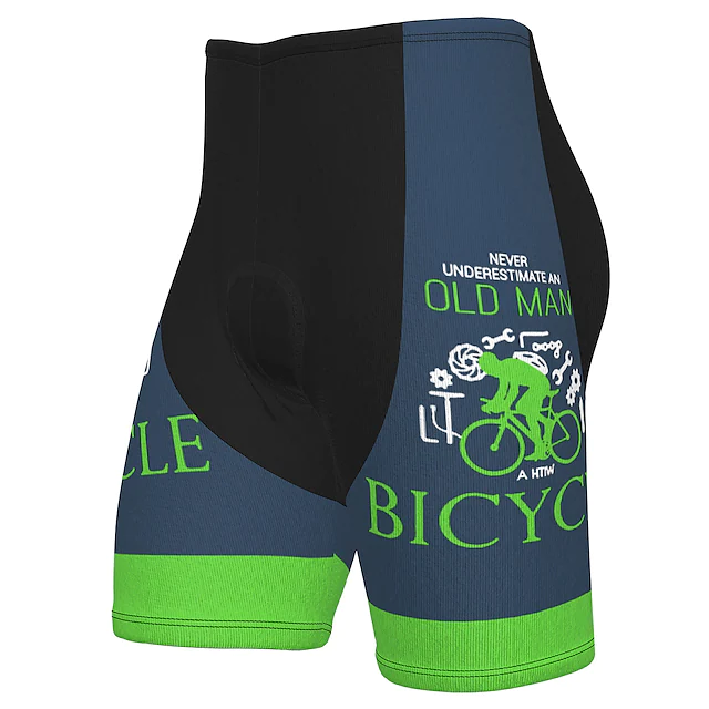 Men's Cycling Shorts Summer Spandex Polyester Bike Shorts Pants Padded Short