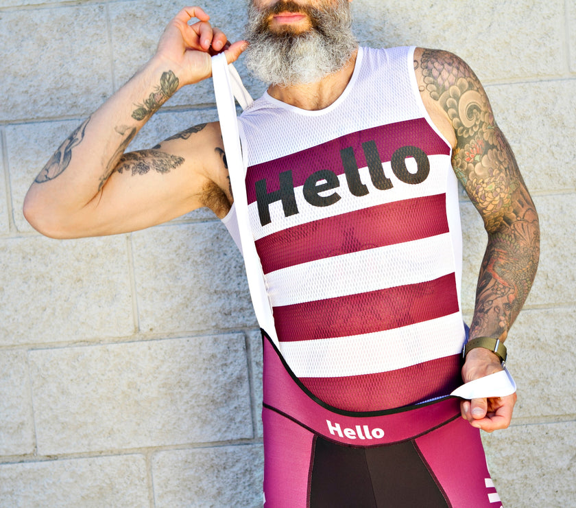 "Hello Pink" Cycling Short-sleeved Quick-drying, Breathable and Comfortable