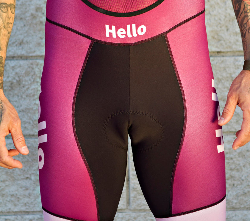 “Hello Pink”Cycling Shorts Quick-drying, Breathable and Comfortable