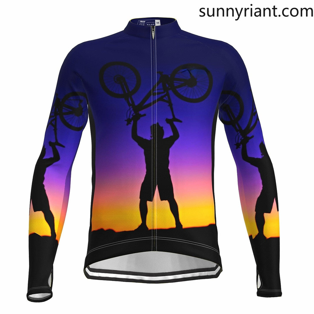 Grams Men's Long Sleeve Cycling Jersey