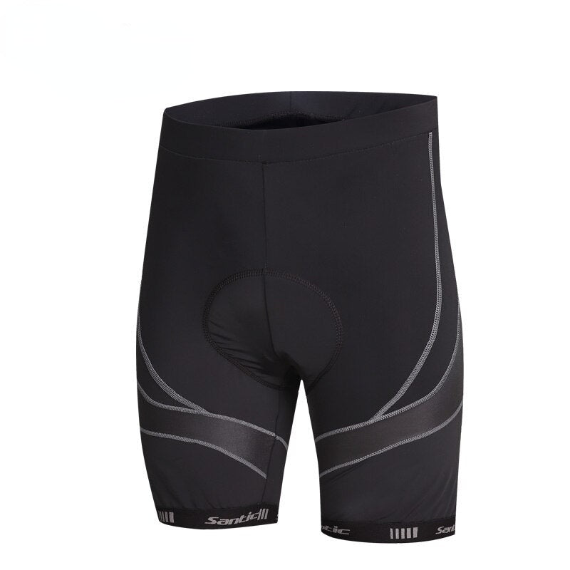 Santic Men Cycling Shorts 3D Anti-Slip Gel Padded Shorts