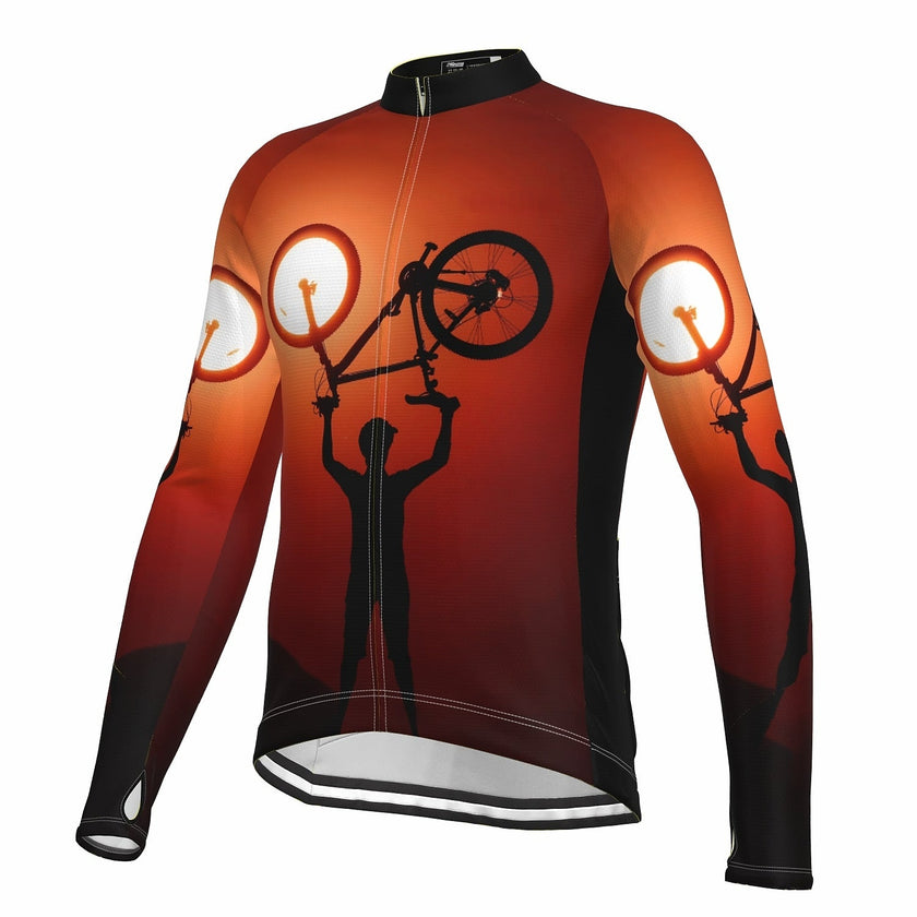 Grams Men's Long Sleeve Cycling Jersey