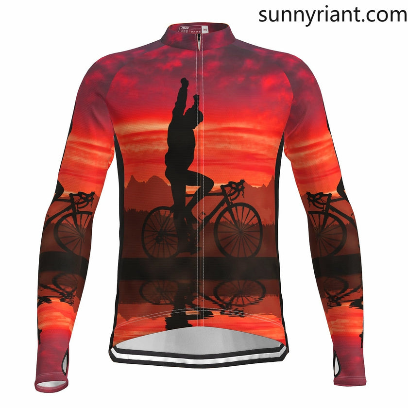 Grams Men's Long Sleeve Cycling Jersey