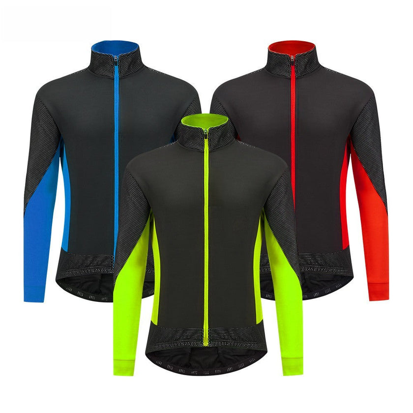 Autumn and Winter Cycling Warm Long Sleeve Jacket