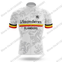 New Cycling Jersey Lightweight Men Bicycle Dresses Lion Flander