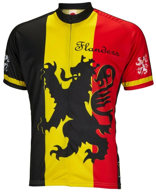 New Cycling Jersey Lightweight Men Bicycle Dresses Lion Flander