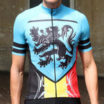 New Cycling Jersey Lightweight Men Bicycle Dresses Lion Flander