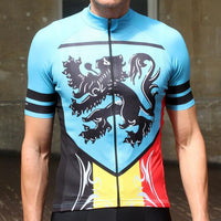 New Cycling Jersey Lightweight Men Bicycle Dresses Lion Flander