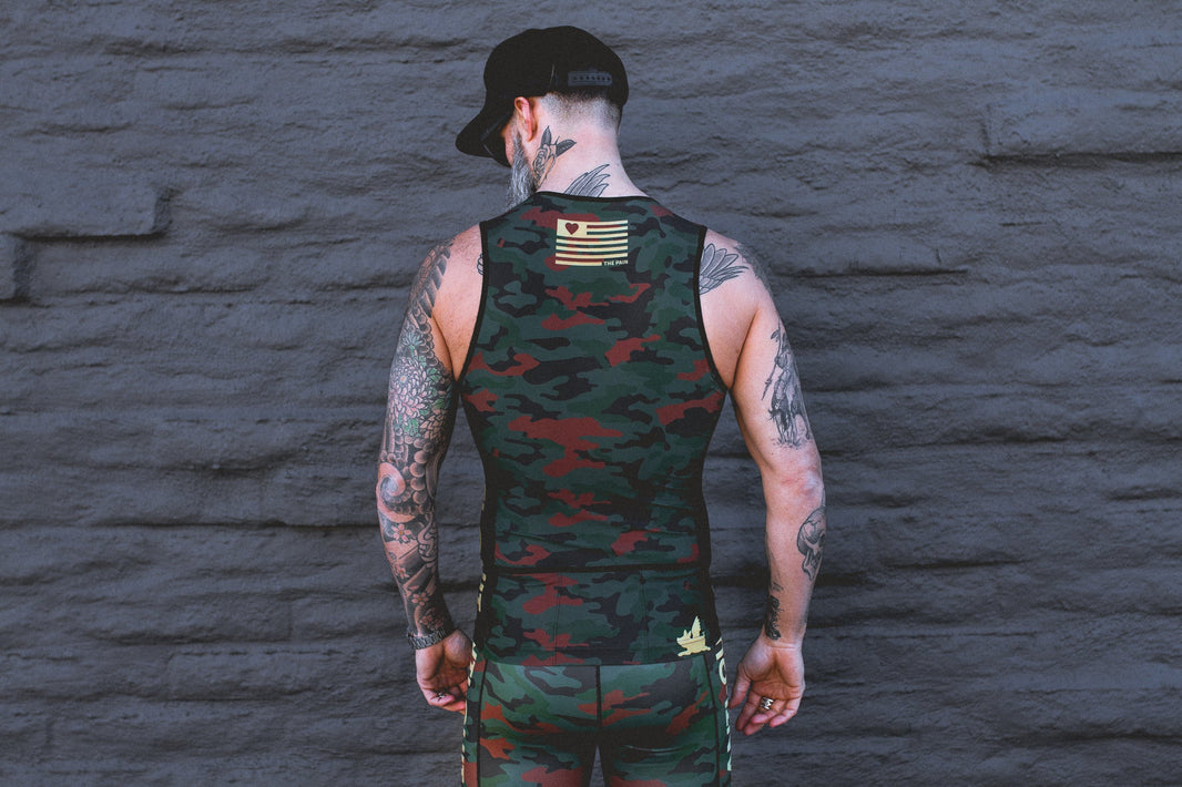 "OS Camo" Men's Sleeveless Tops