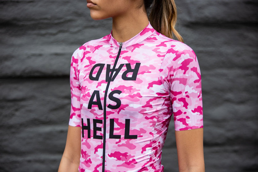 "PINK CAMO" Series Jersey Womens