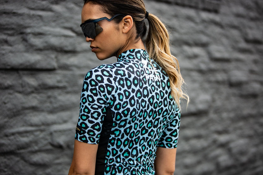 'Blue Cheetah' Collection Women's Cycling Wear