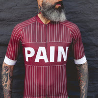 "Royal" Dark Red Lines Jersey (Men)