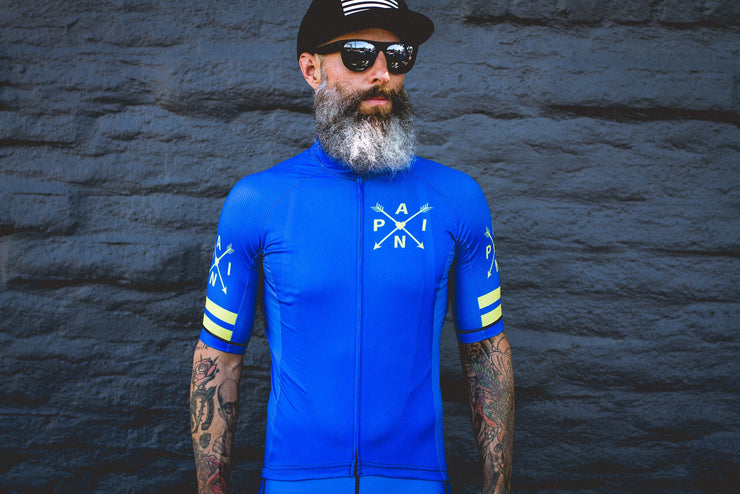 Blue Double Arrow Professional Riding Top