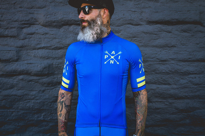 Blue Double Arrow Professional Riding Top