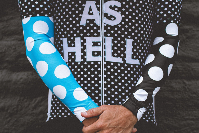 "Black Dots" Arm Warmers