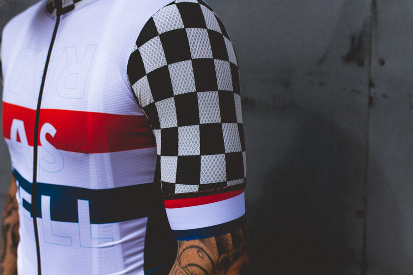 Checkerboard Mountain Race Professional Cycling Wear Breathable Comfortable