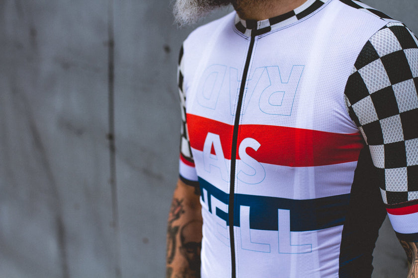 Checkerboard Mountain Race Professional Cycling Wear Breathable Comfortable