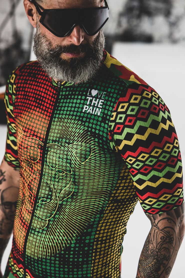 "Rasta" Aero Race Jersey-TOP