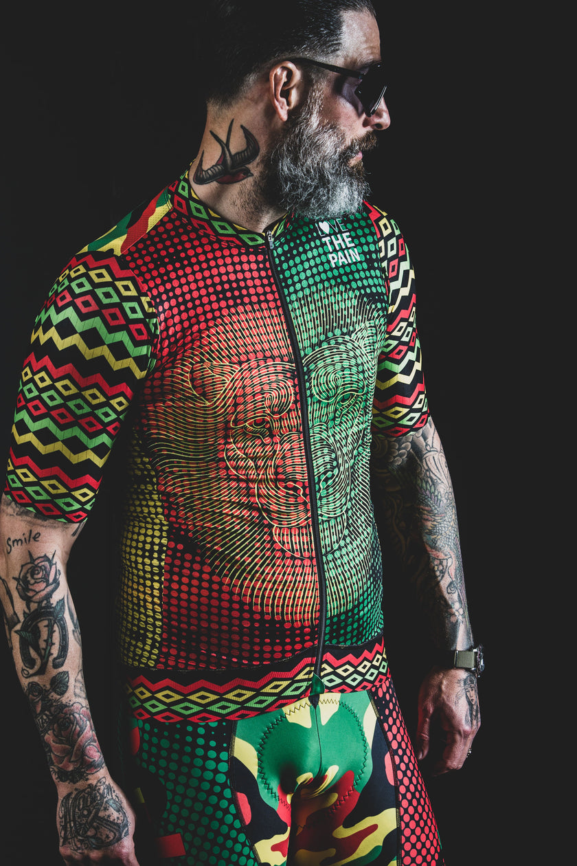 "Rasta" Aero Race Jersey-TOP