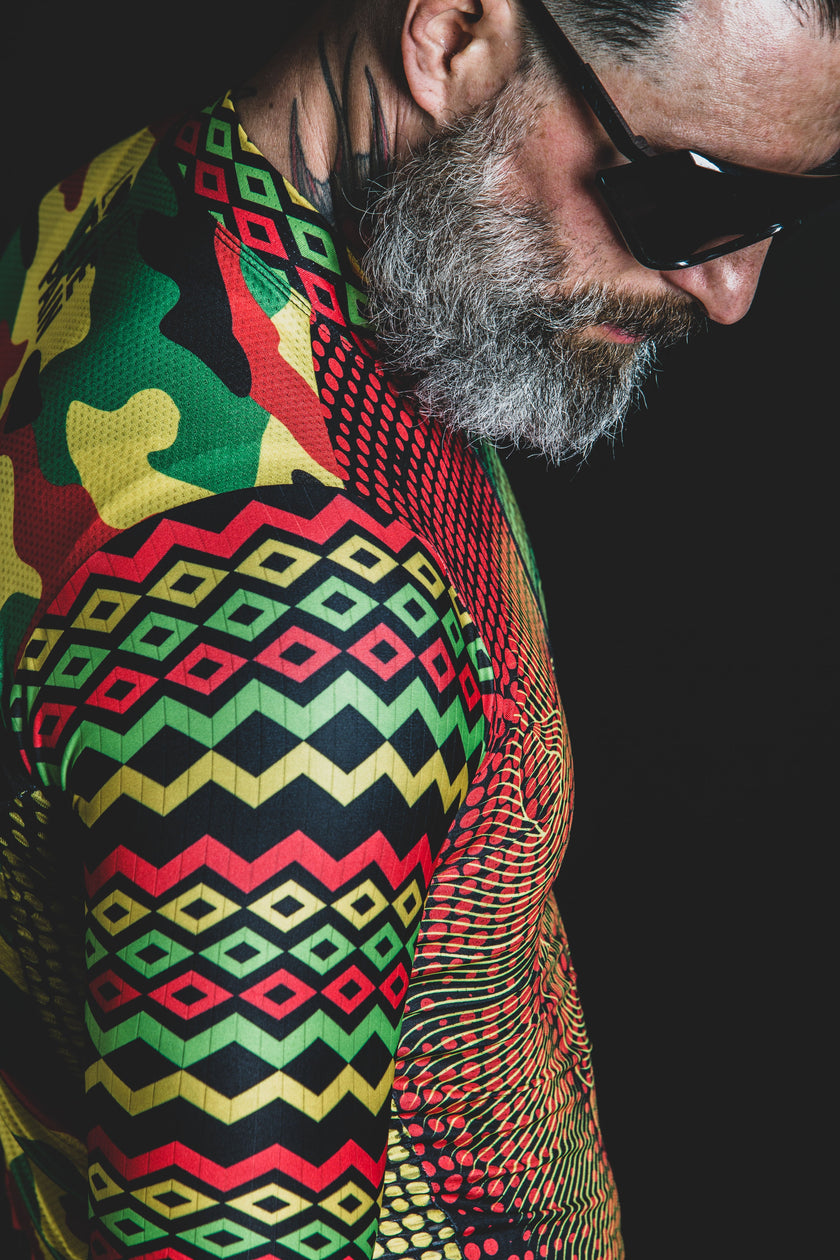 "Rasta" Aero Race Jersey-TOP