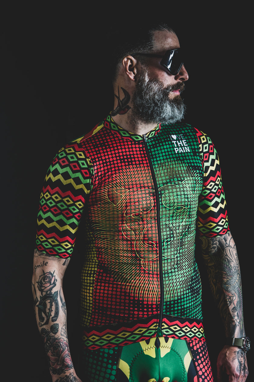 "Rasta" Aero Race Jersey-TOP