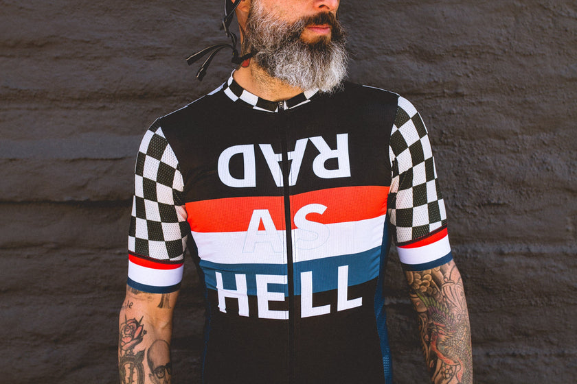 Checkerboard Pro Cycling Apparel Mountain Slim Cycling Gear