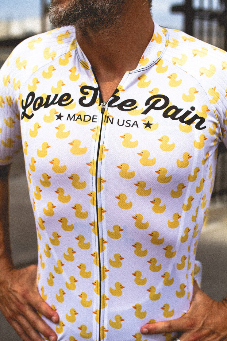 "Rubber Ducky" Cute Little Yellow Duck Thin Quick-drying Jersey