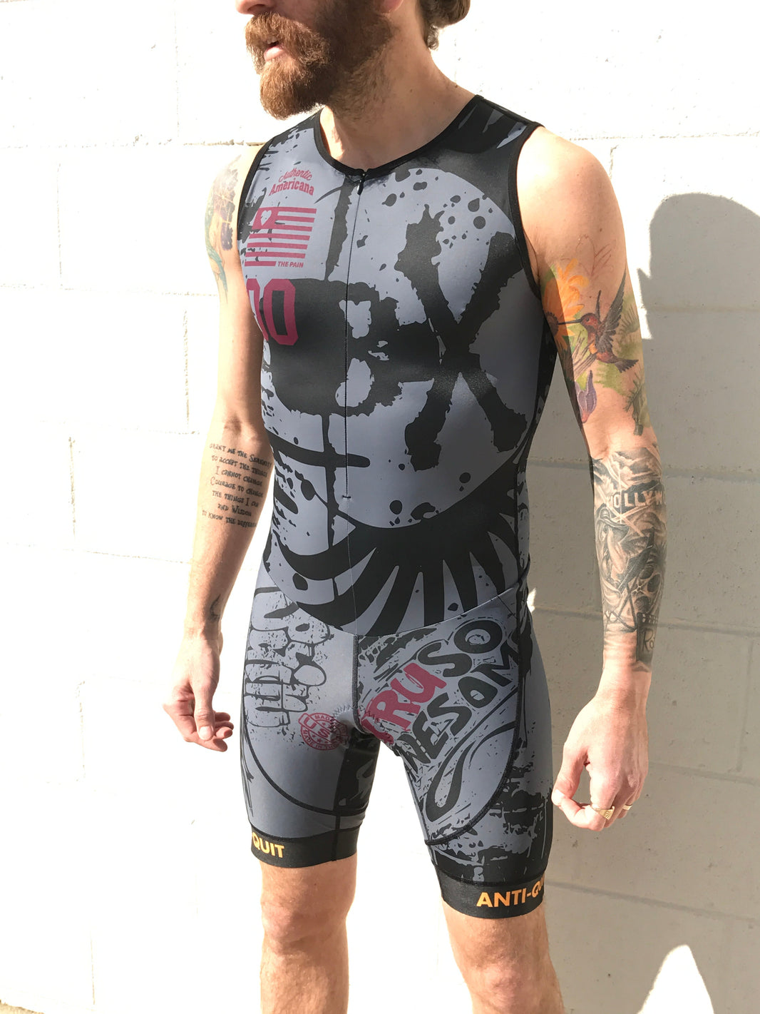 "Insane Graffiti" Sleeveless Suit