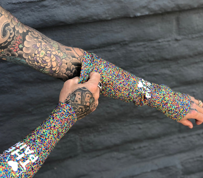 "Pixel" Arm Warmers