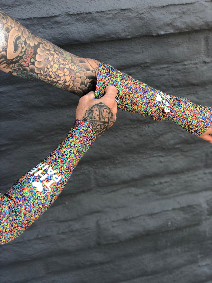 "Pixel" Arm Warmers