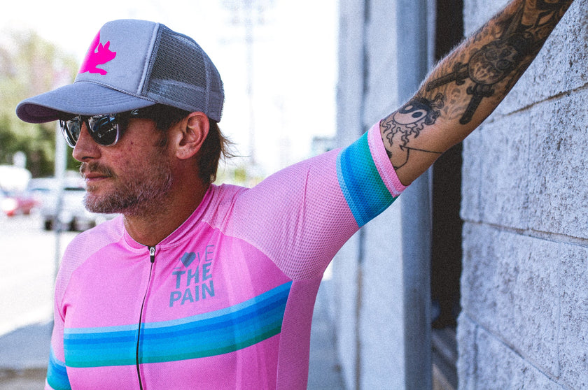 "Pink Panther" Cycling Top Short Sleeve