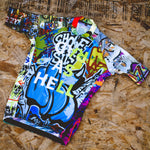 'Nathan' Graffiti Cycling Top