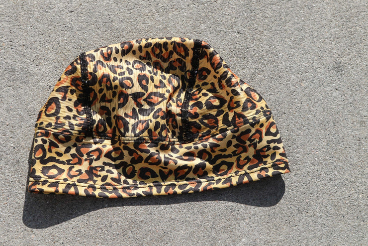 "LEOPARD SKULL CAP"  (UNISEX)