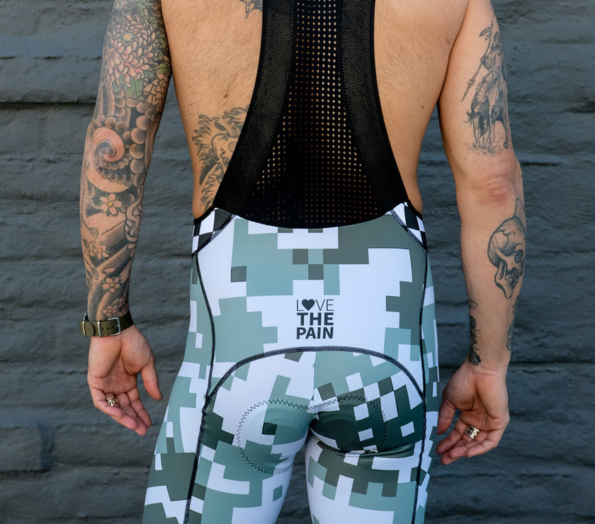 Camouflage Building Block Cycling Shorts