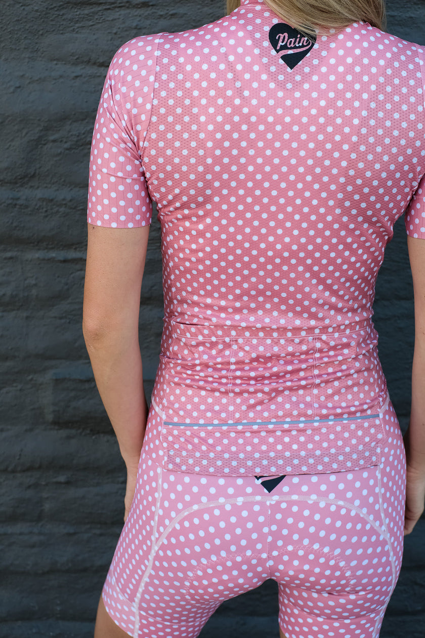 "ros¨¦" Ladies Polka Dot Love Cycling Wear