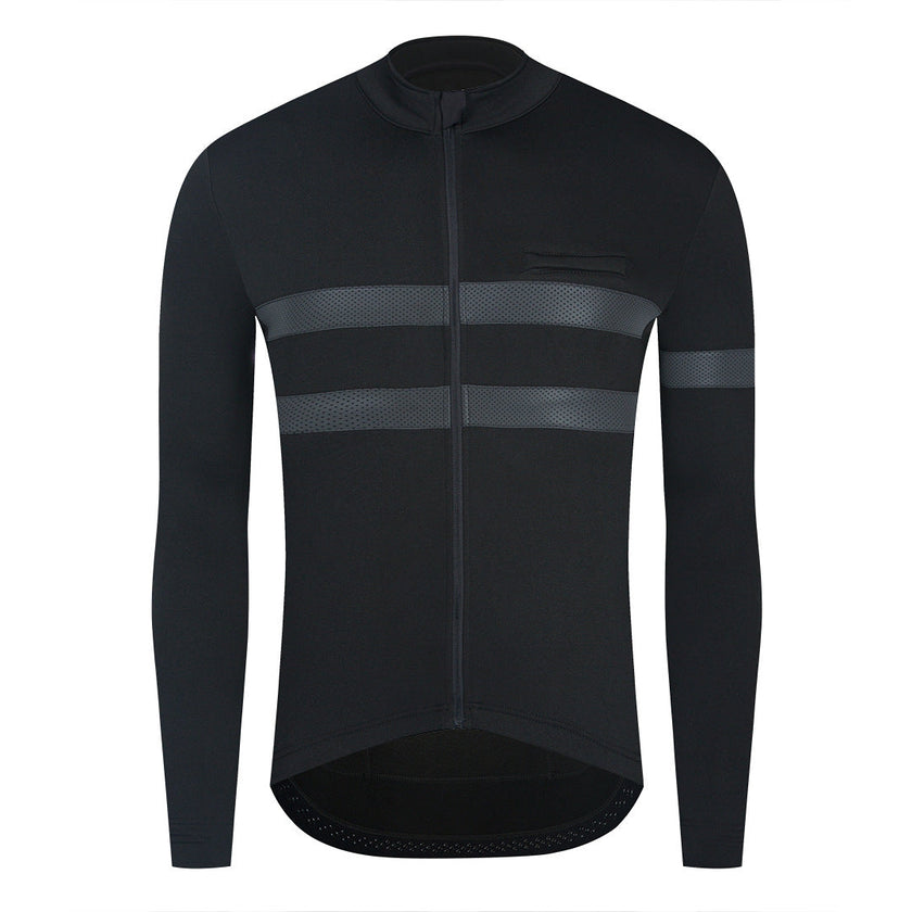 Reflective Warm Long Sleeve Men's Cycling Jersey