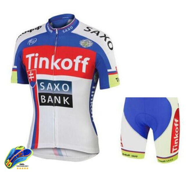 New Saxo Bank Tinkoff Cycling jersey Set Team sportswear