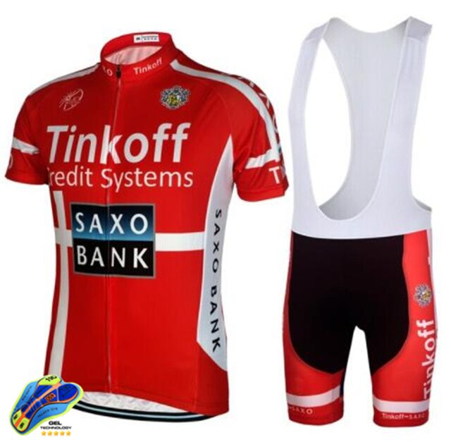 New Saxo Bank Tinkoff Cycling jersey Set Team sportswear