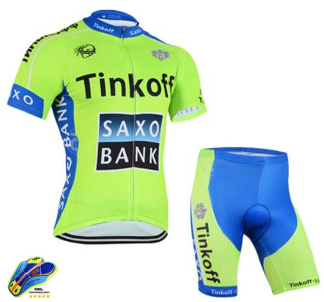 New Saxo Bank Tinkoff Cycling jersey Set Team sportswear