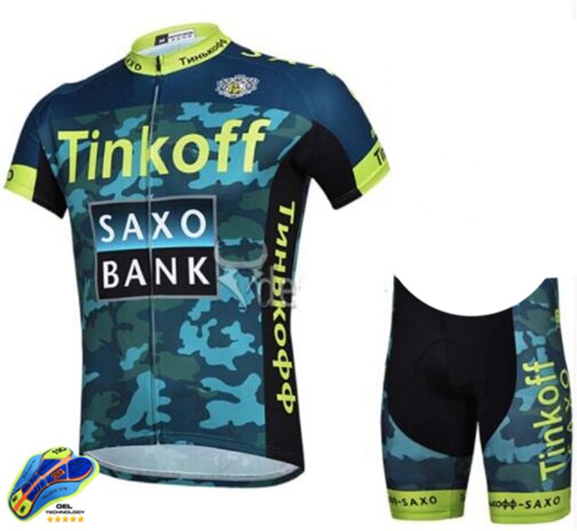 New Saxo Bank Tinkoff Cycling jersey Set Team sportswear