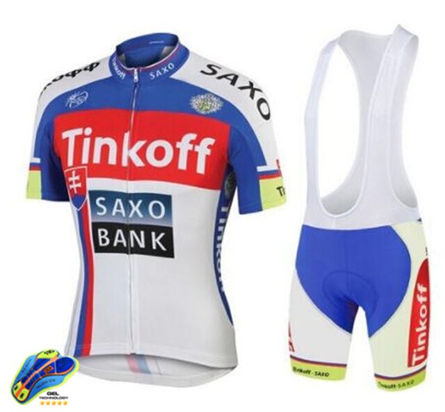 New Saxo Bank Tinkoff Cycling jersey Set Team sportswear