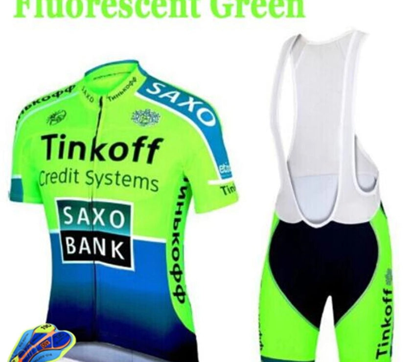 New Saxo Bank Tinkoff Cycling jersey Set Team sportswear