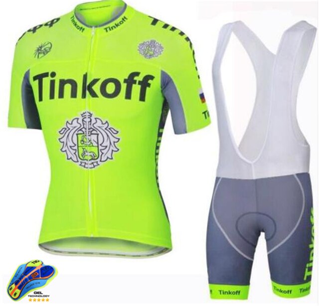 New Saxo Bank Tinkoff Cycling jersey Set Team sportswear