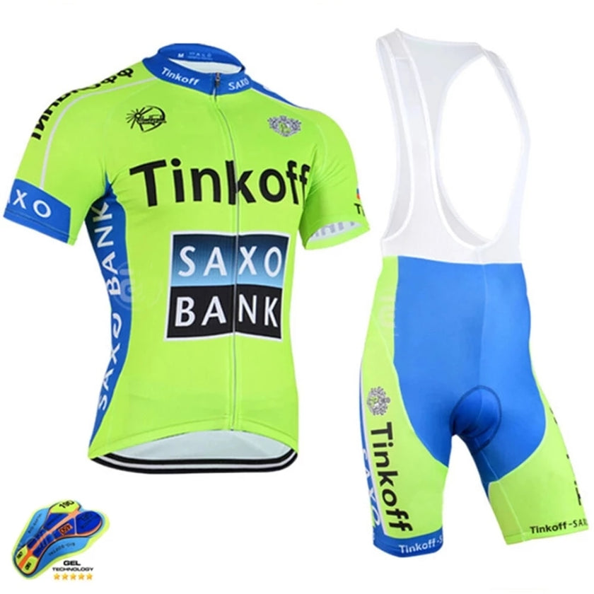 New Saxo Bank Tinkoff Cycling jersey Set Team sportswear