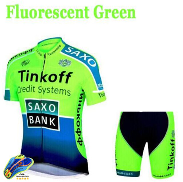 New Saxo Bank Tinkoff Cycling jersey Set Team sportswear