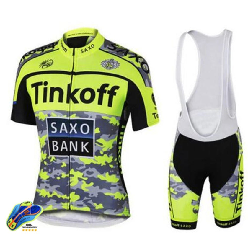 New Saxo Bank Tinkoff Cycling jersey Set Team sportswear