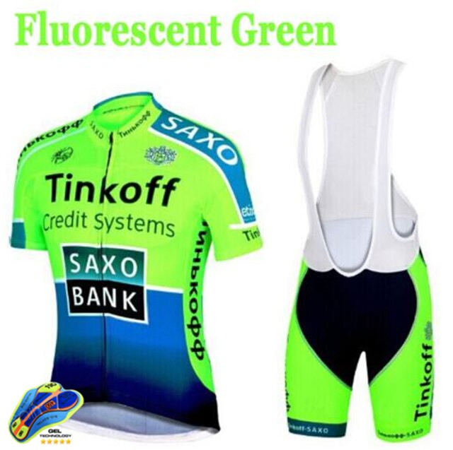 New Saxo Bank Tinkoff Cycling jersey Set Team sportswear